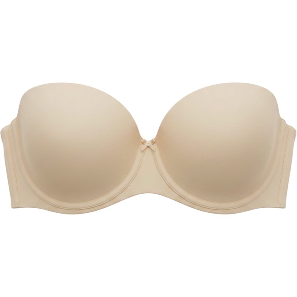 VTG Victoria Secret Strapless Multiway Bra 34D Removable Pads Underwire Push Up